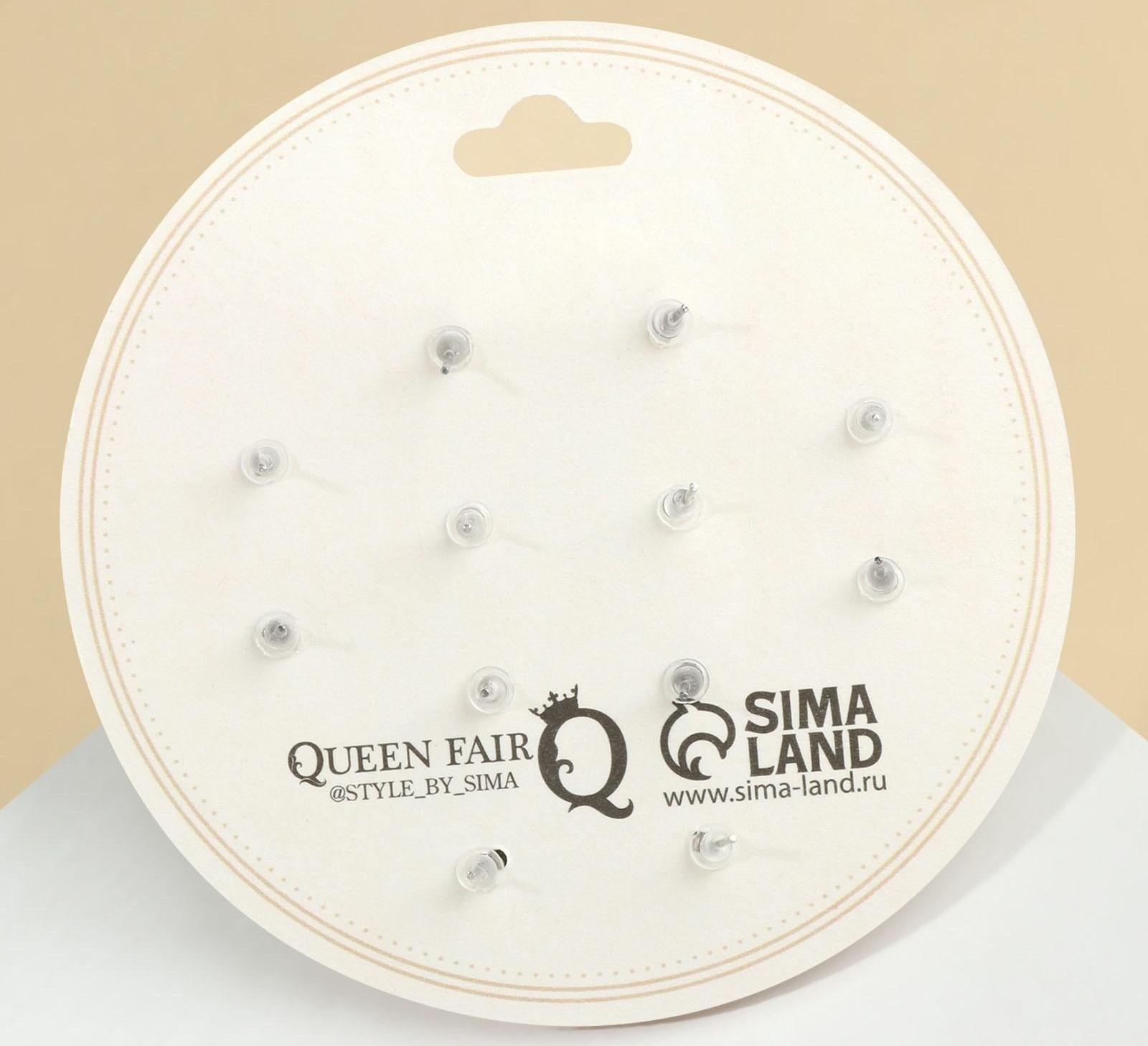 Пусеты 6 пар 