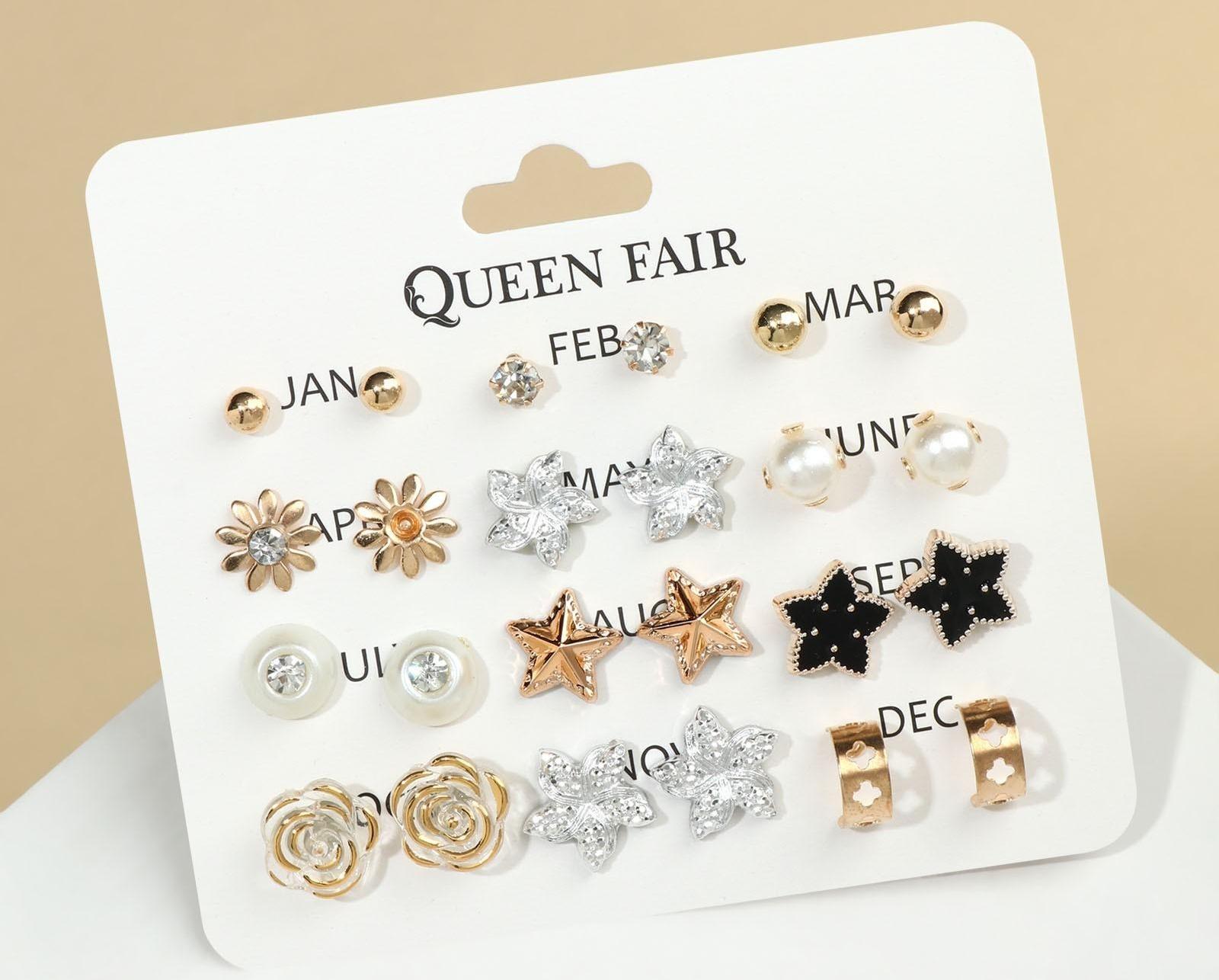 Пусеты 12 пар 