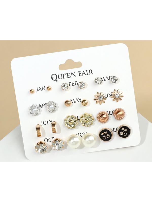 Пусеты 12 пар 