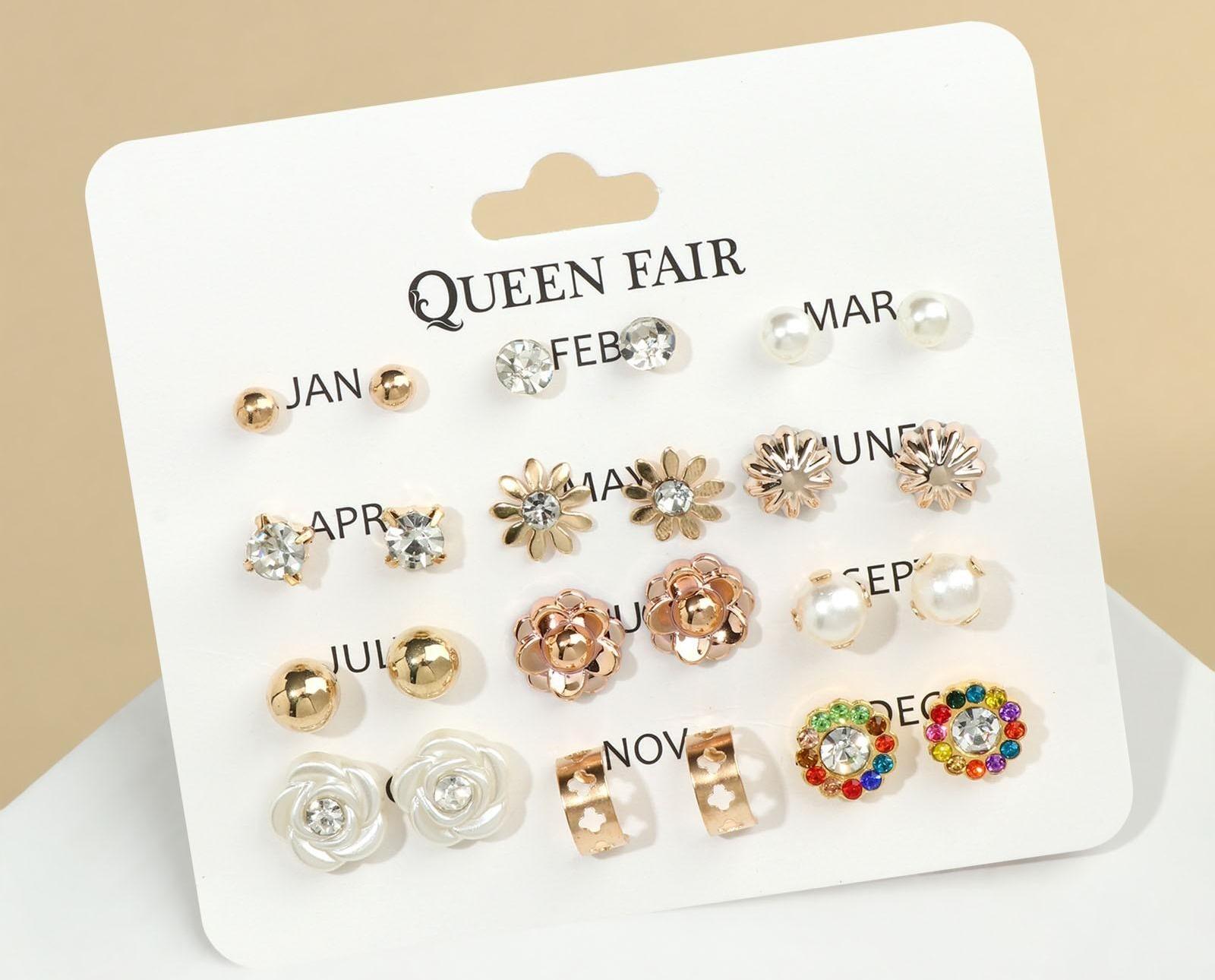 Пусеты 12 пар 