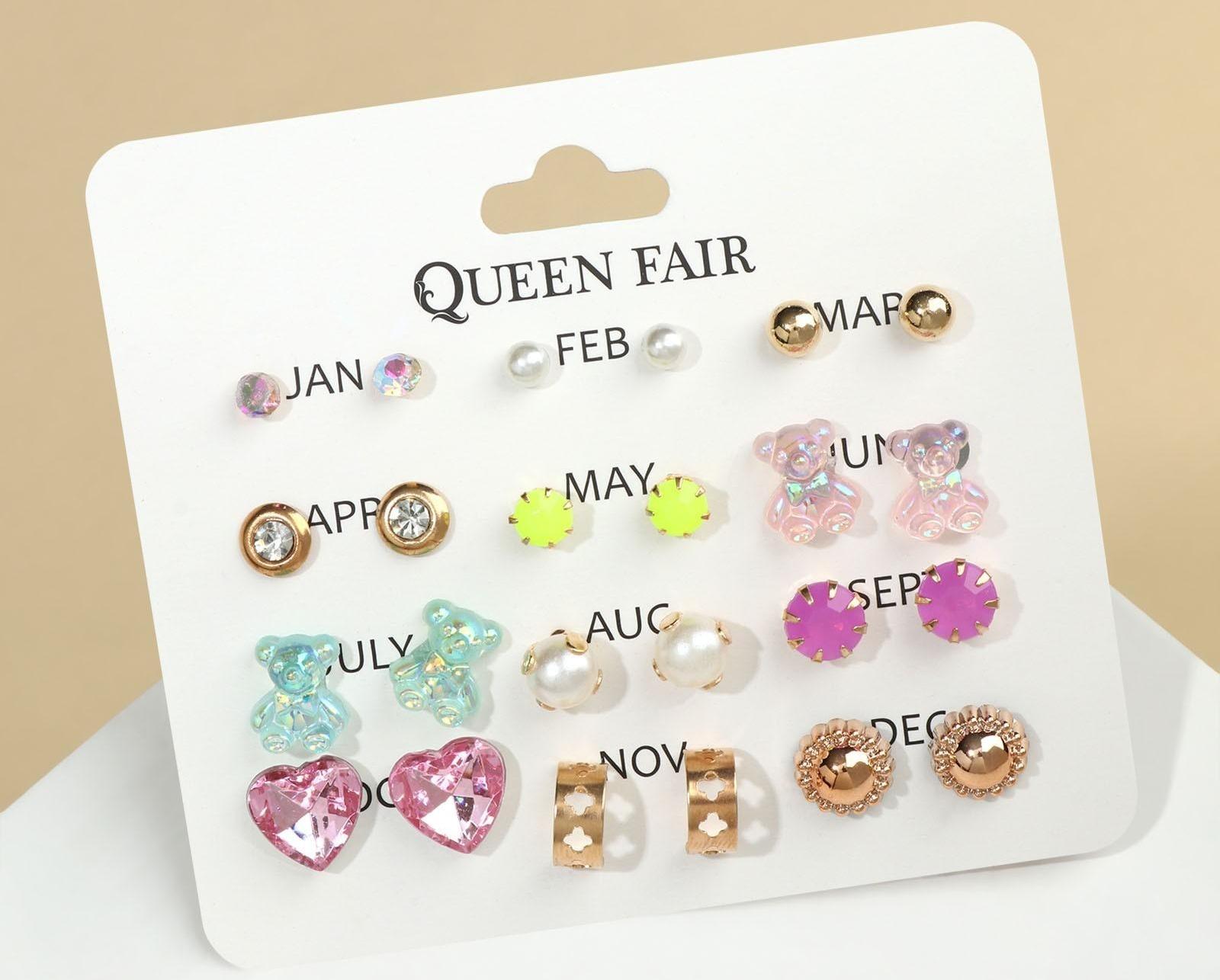 Пусеты 12 пар 