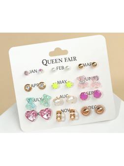 Пусеты 12 пар 