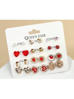 Пусеты 12 пар 