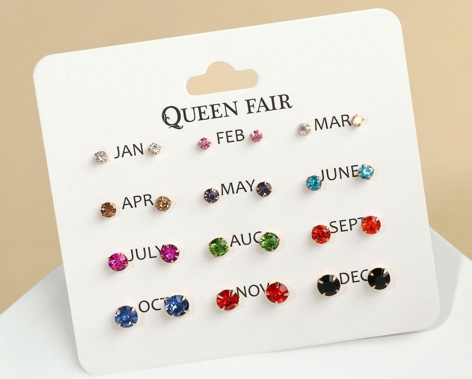 Пусеты 12 пар 