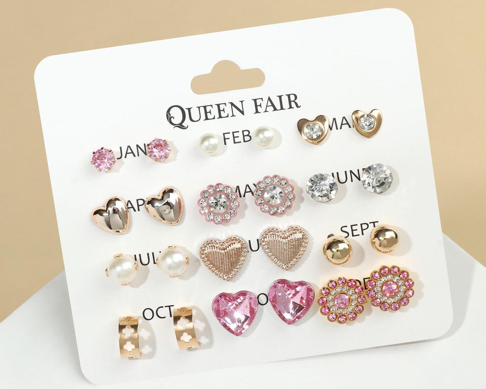 Пусеты 12 пар 