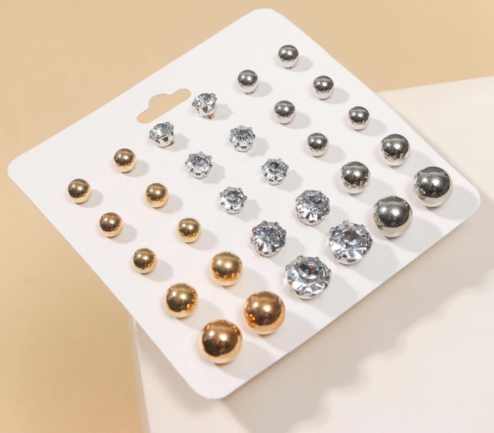 Пусеты 15 пар 