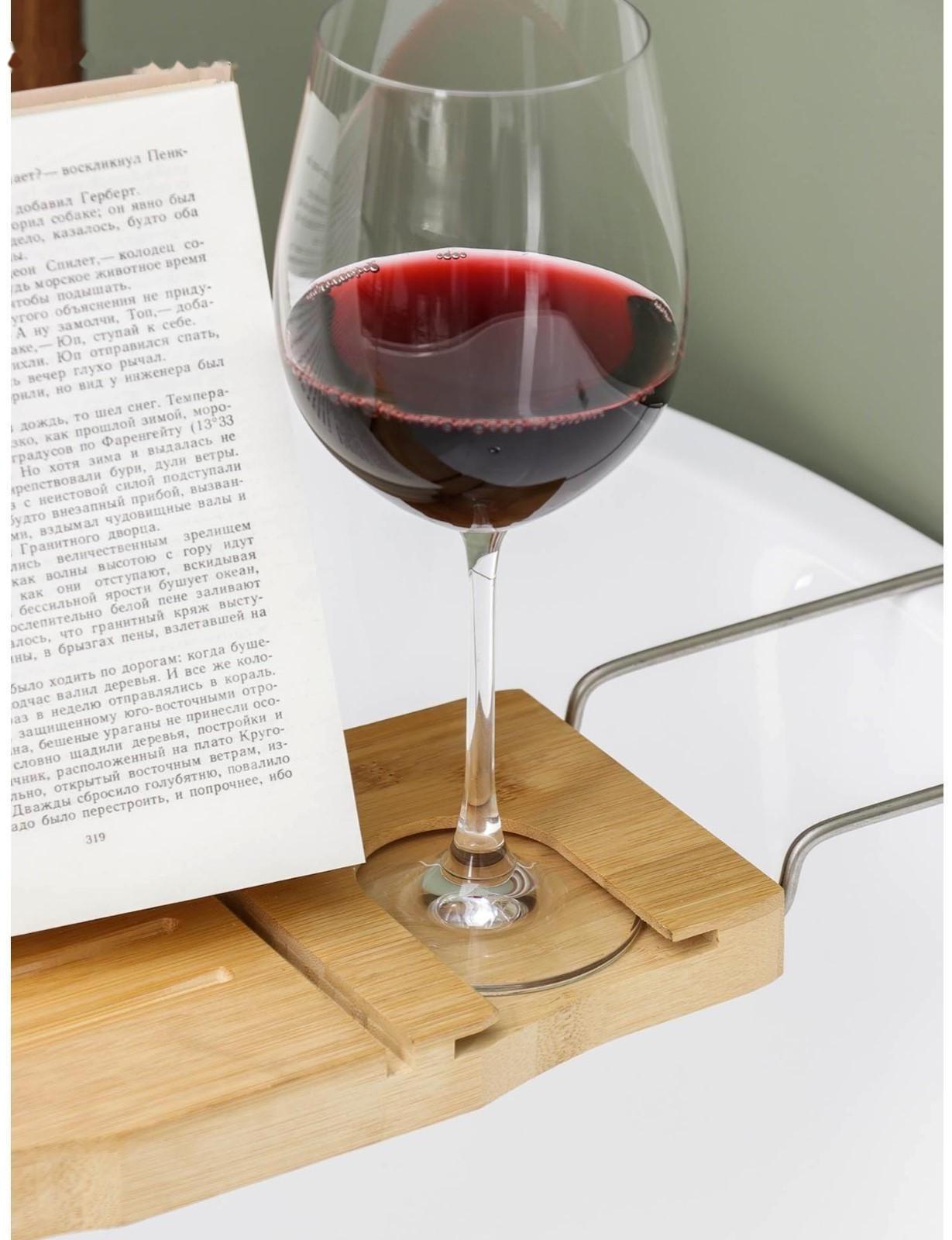 Полка для ванной SAVANNA SPA, 74-95×20,3×2,5 см, бамбук