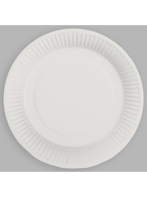 Тарелка бумажная Halloween party, 18 см, набор 6 шт