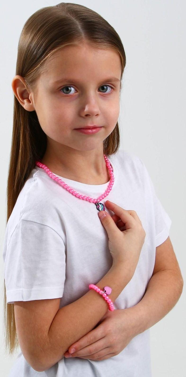 Набор бижутерии «Самой сказочной» бусы и браслет