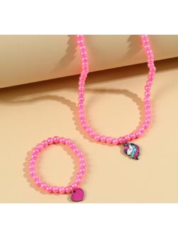 Набор бижутерии «Самой сказочной» бусы и браслет