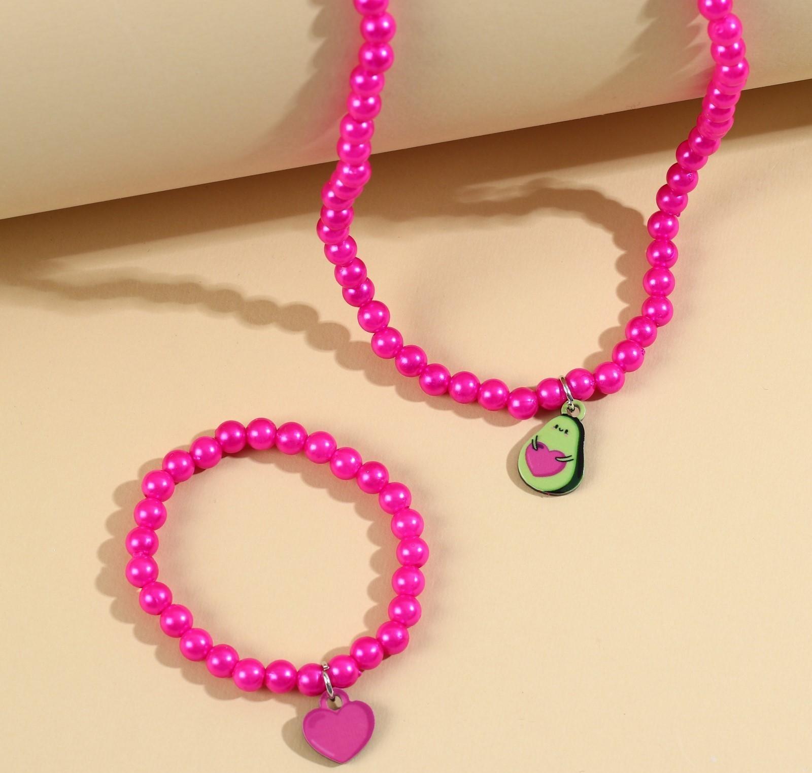 Набор бижутерии «Ты самая красивая бусинка» бусы и браслет