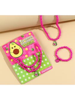 Набор бижутерии «Ты самая красивая бусинка» бусы и браслет