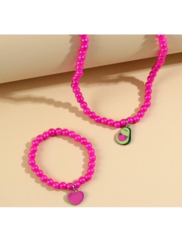 Набор бижутерии «Ты самая красивая бусинка» бусы и браслет
