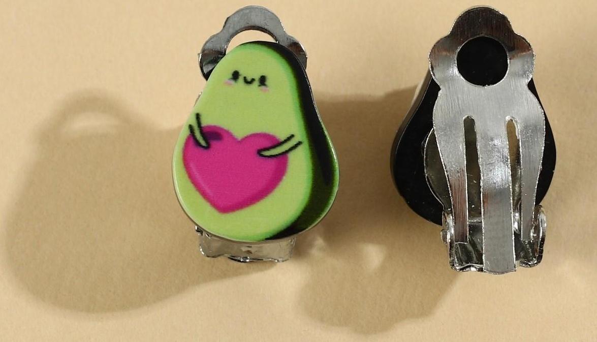 Набор бижутерии «Love» бусы и серьги-клипсы