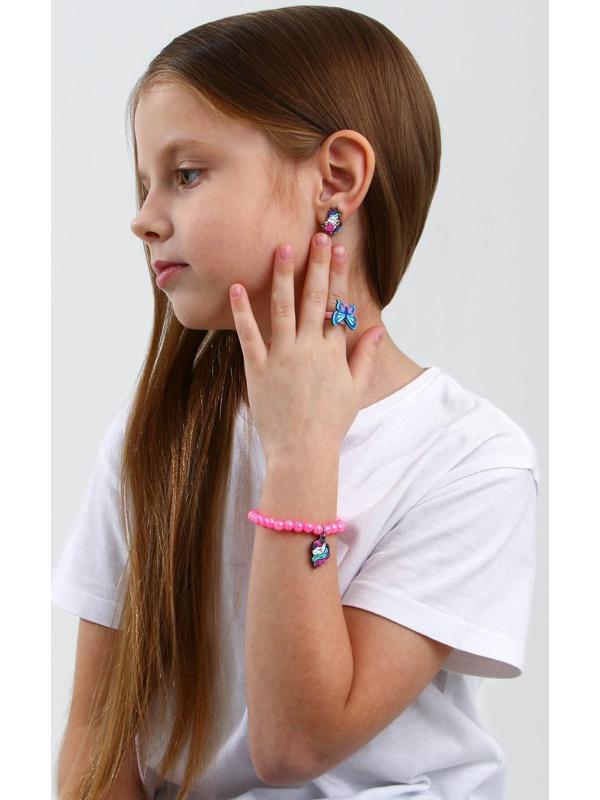 Набор бижутерии «Улыбайся и мечтай » браслет, серьги, кольцо