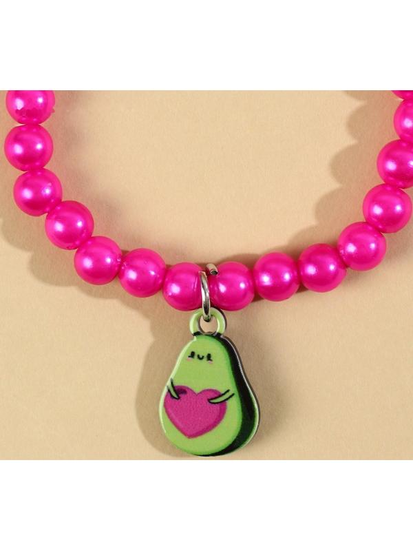 Набор бижутерии «Модно, стильно, авокадно » браслет, серьги, кольцо