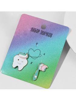 Набор значков (2шт) 