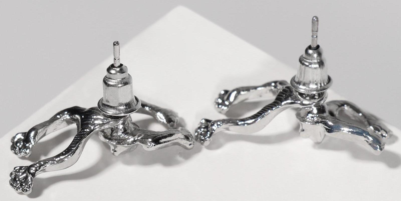 Серьги металл 