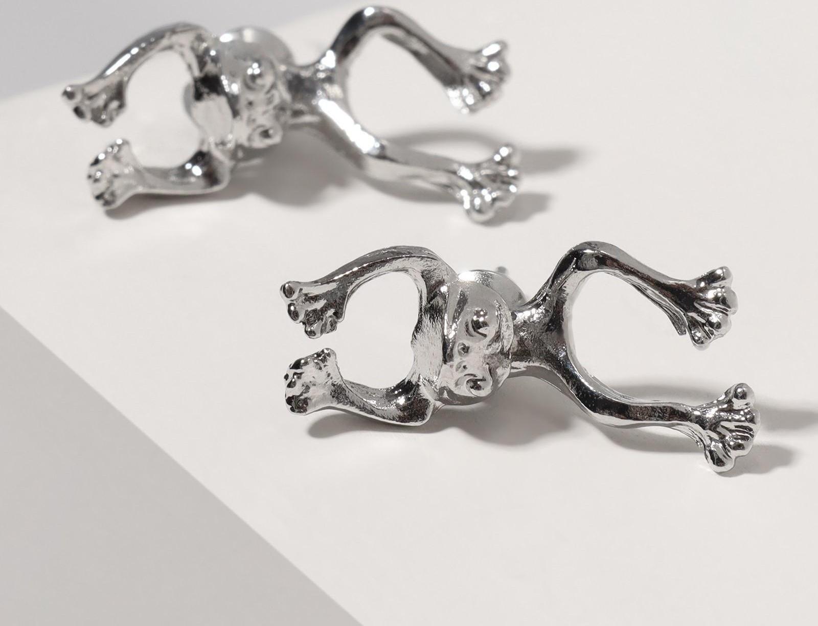 Серьги металл 