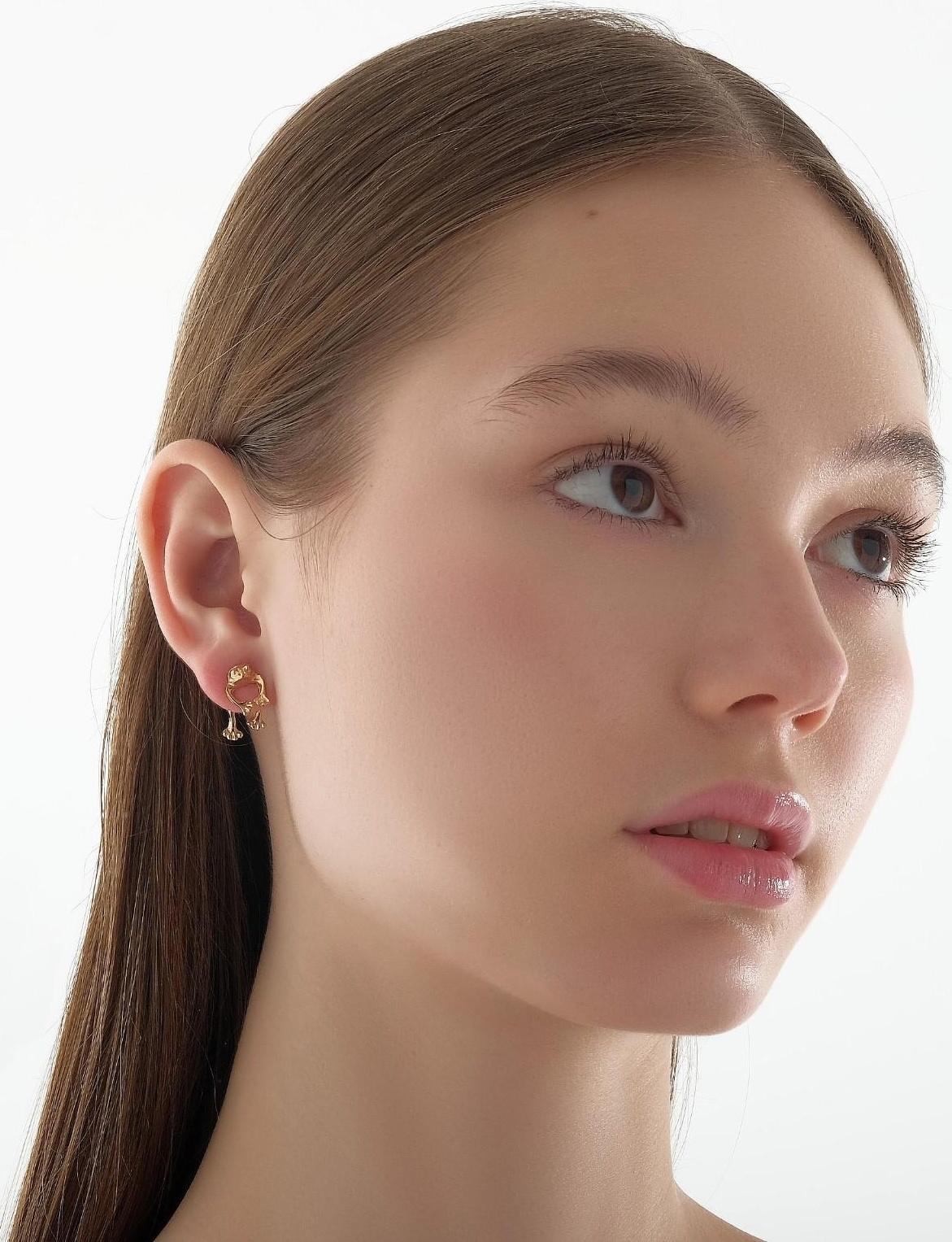 Серьги металл 