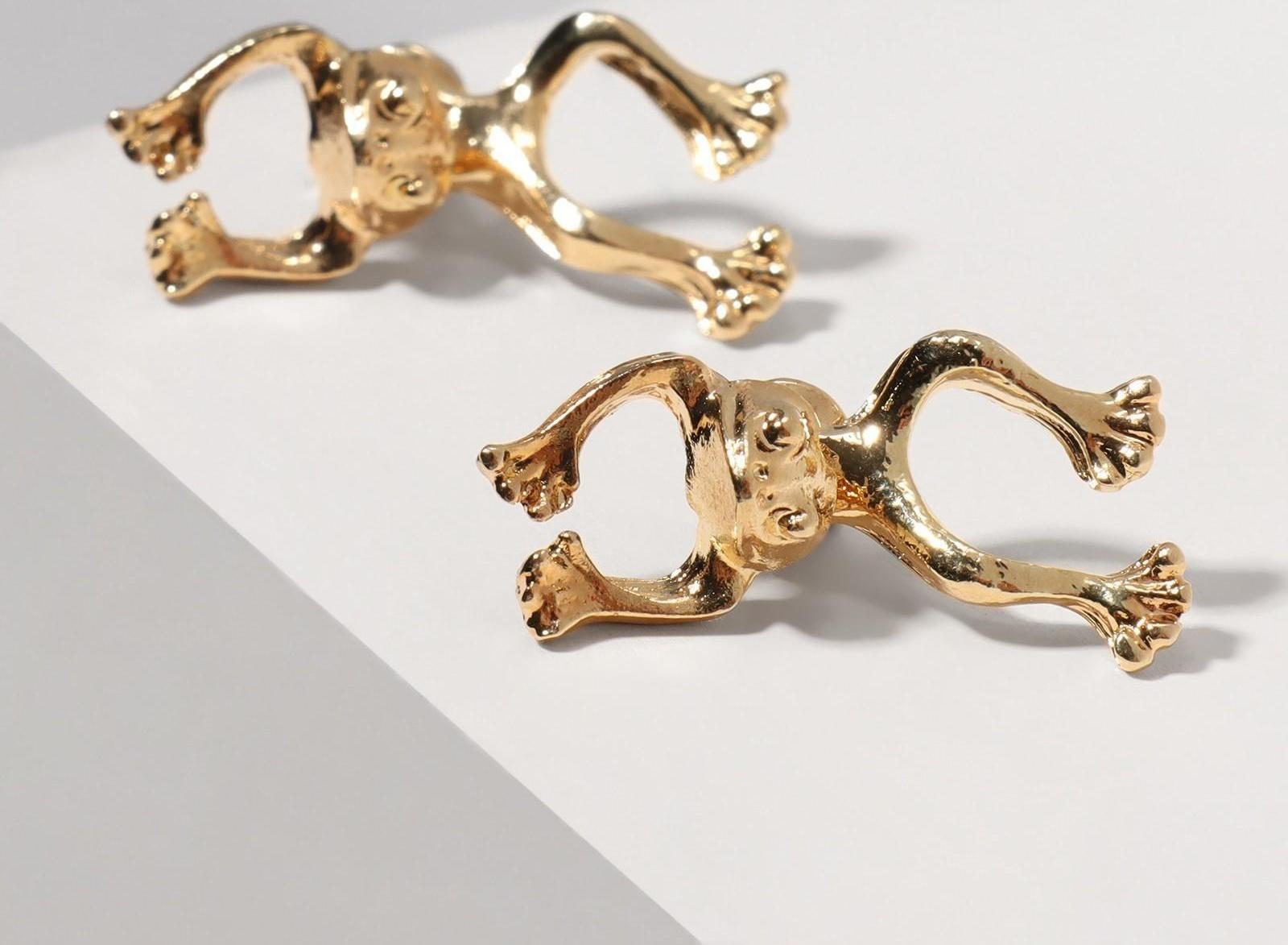 Серьги металл 