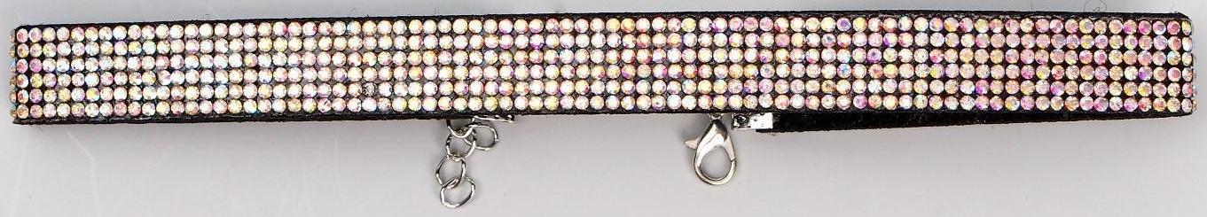 Карнавальный аксессуар- чокер со стразами