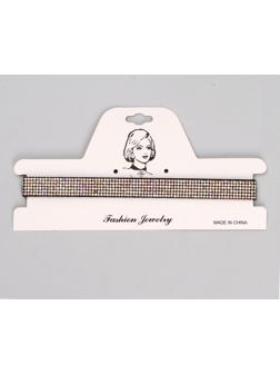 Карнавальный аксессуар- чокер со стразами