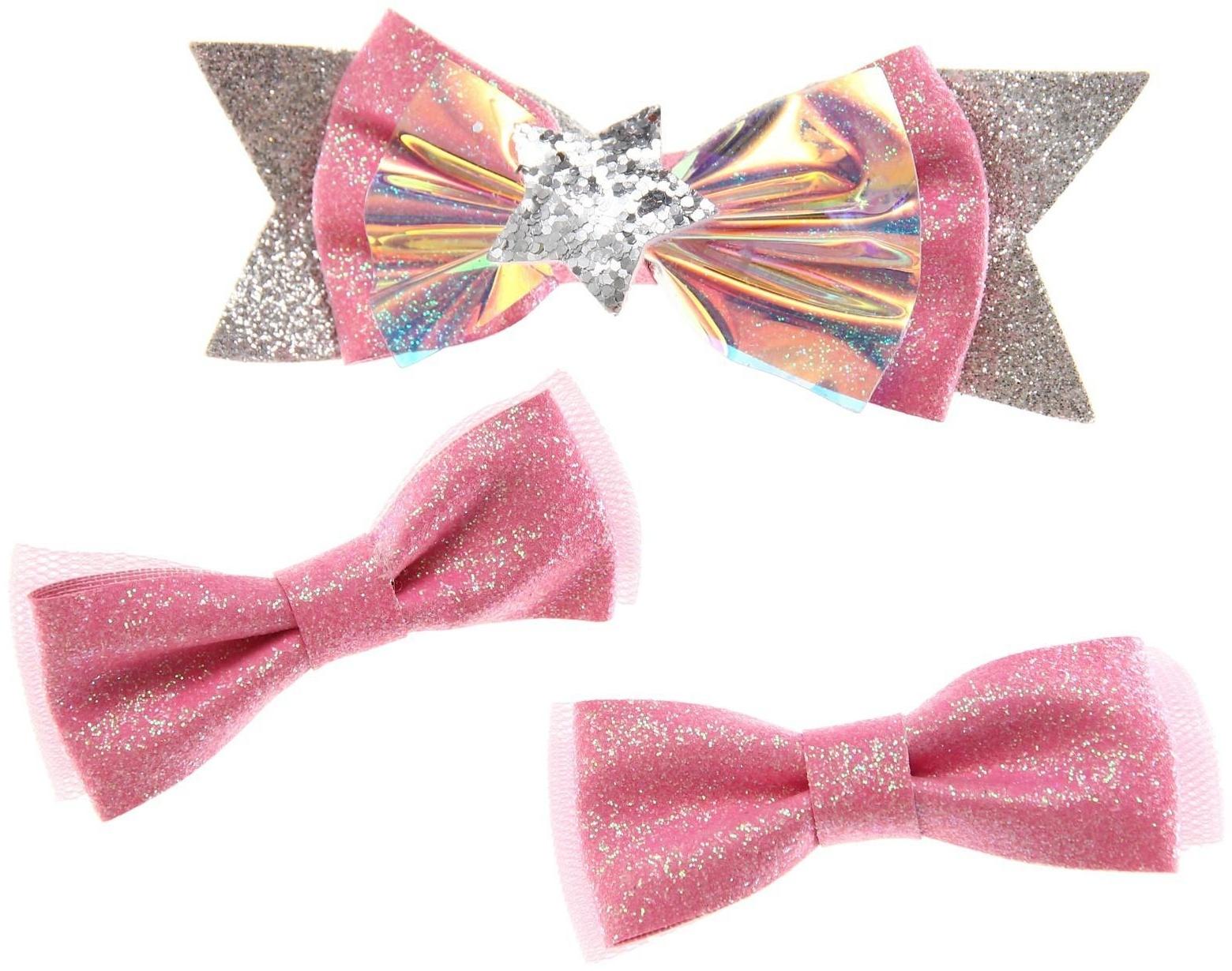 Аксессуары для волос, ободок, заколки 3 шт, WINX