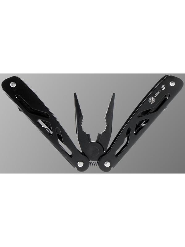 Мультитул Stinger с нейлоновым чехлом, 12 функций, сталь, алюминий, чёрный
