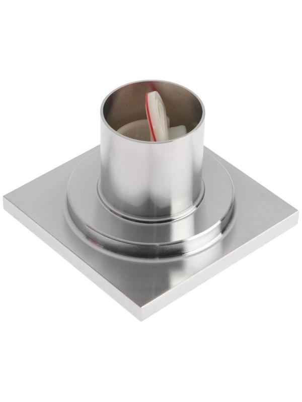 Трап AFLORN AF10610-10, d=50 мм, вертикальный, 100х100 мм, латунь, хром