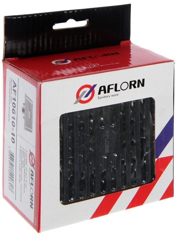 Трап AFLORN AF10610-10, d=50 мм, вертикальный, 100х100 мм, латунь, хром