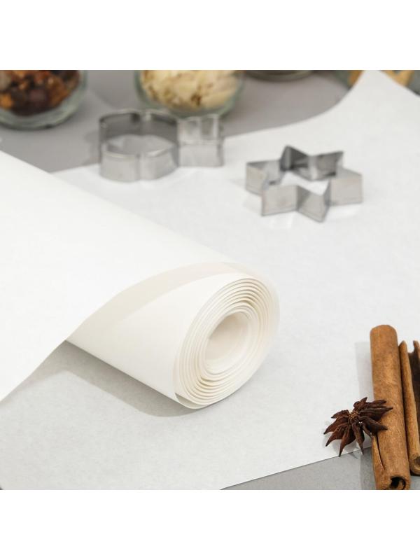 Пергамент белёный для выпечки, 28 см х 50 м