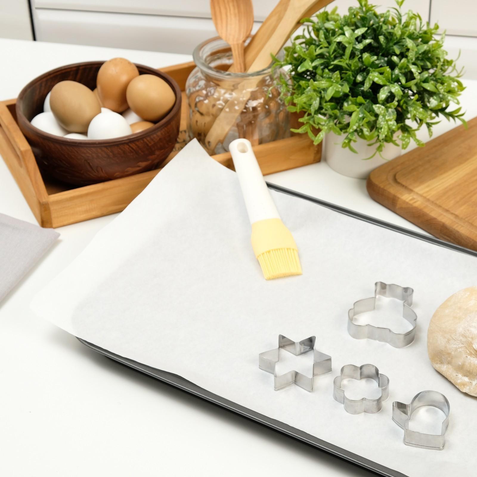 Пергамент белёный для выпечки, 30 см х 100 м