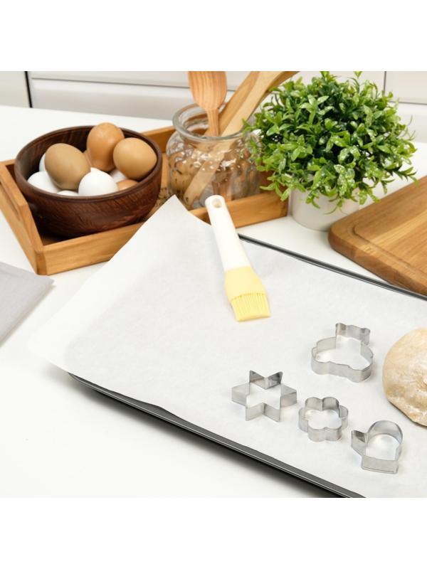 Пергамент белёный для выпечки, 30 см х 100 м