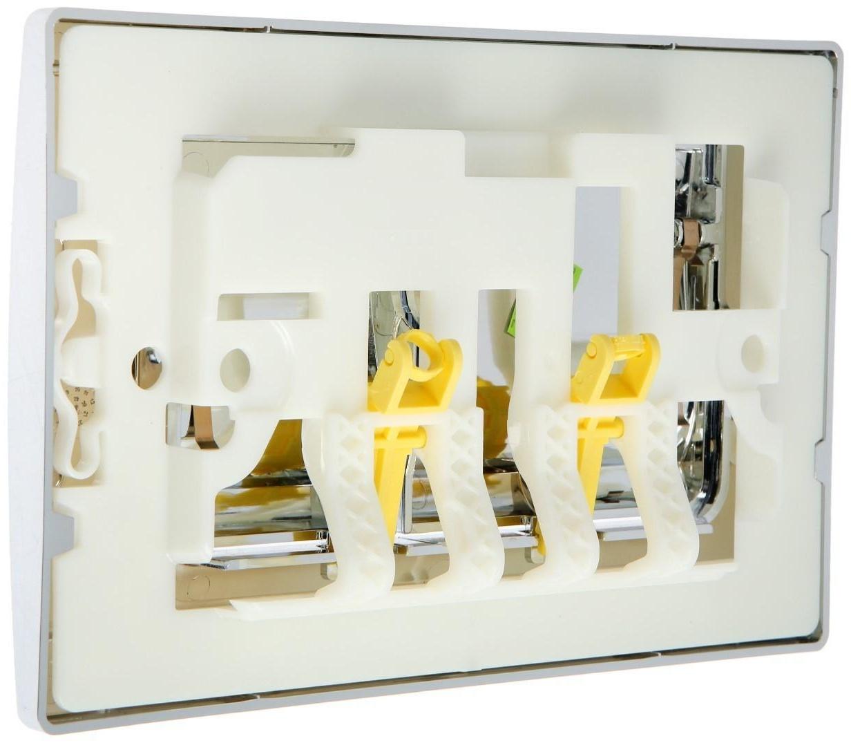 Панель для смыва инсталляции RIA 640584, пластик, хром/глянец