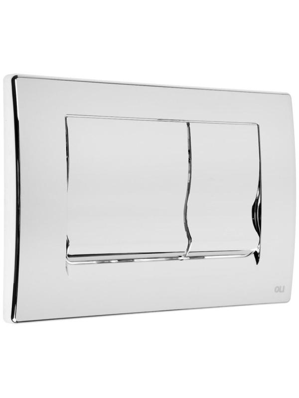 Панель для смыва инсталляции RIA 640584, пластик, хром/глянец