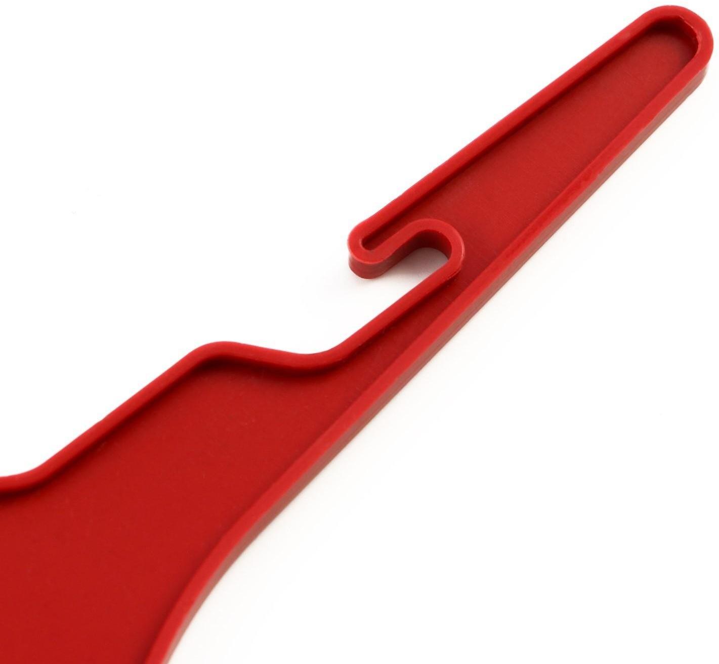 Вешалка для  одежды, 19 х 14 х 0,4 см, красная