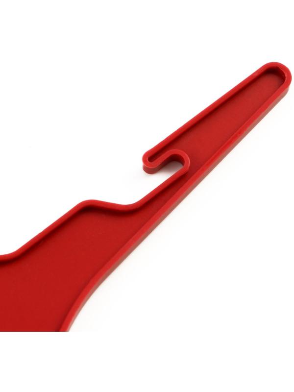 Вешалка для  одежды, 19 х 14 х 0,4 см, красная