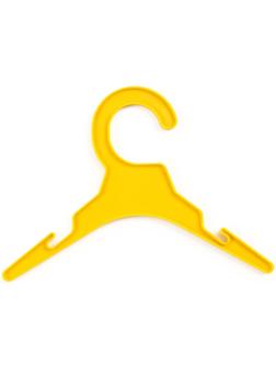 Вешалка для  одежды, 19 х 14 х 0,4 см, желтая