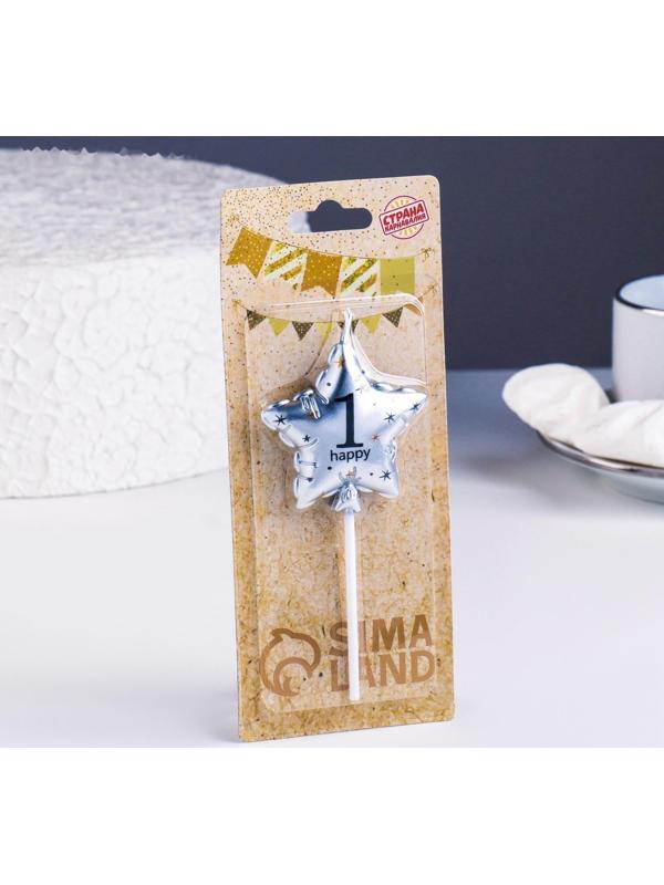 Свеча в торт на шпажке 