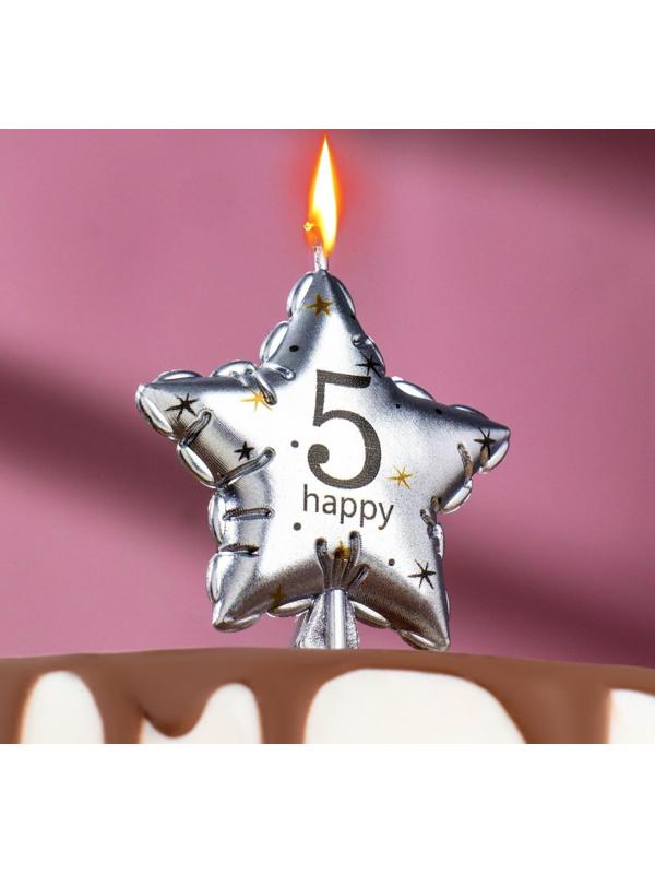 Свеча в торт на шпажке 