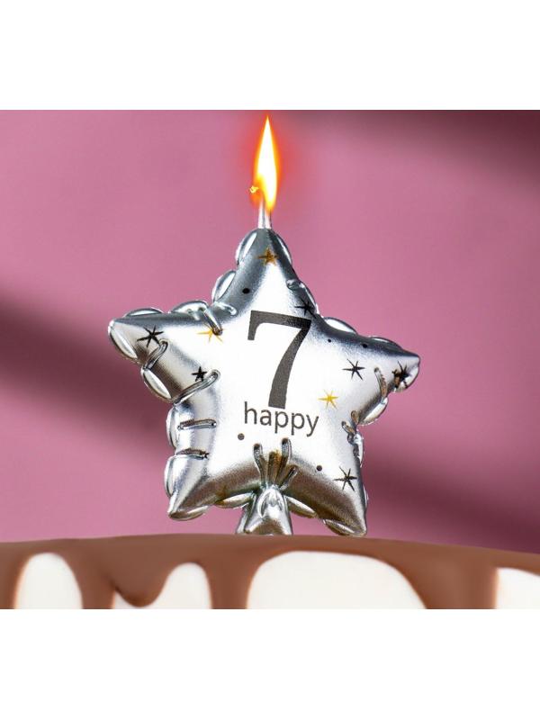 Свеча в торт на шпажке 