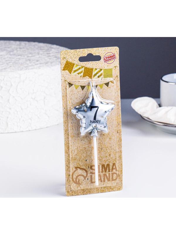 Свеча в торт на шпажке 