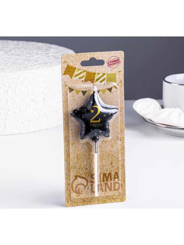 Свеча в торт на шпажке 