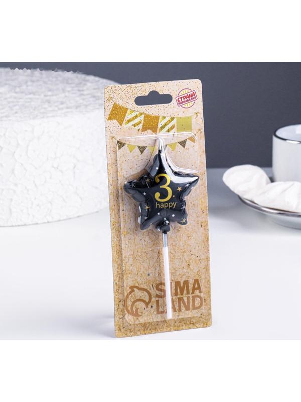 Свеча в торт на шпажке 