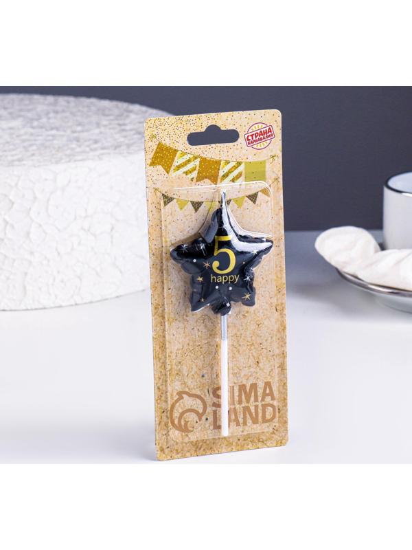 Свеча в торт на шпажке 