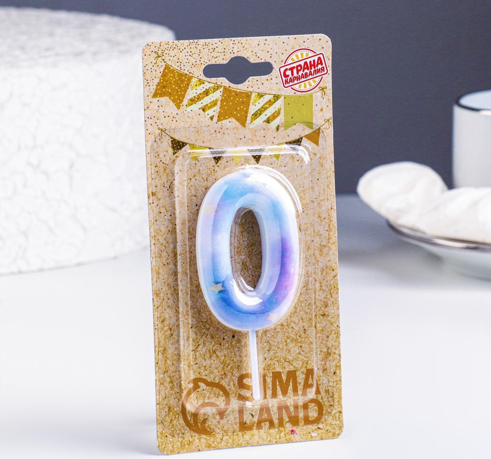 Свеча в торт на шпажке 