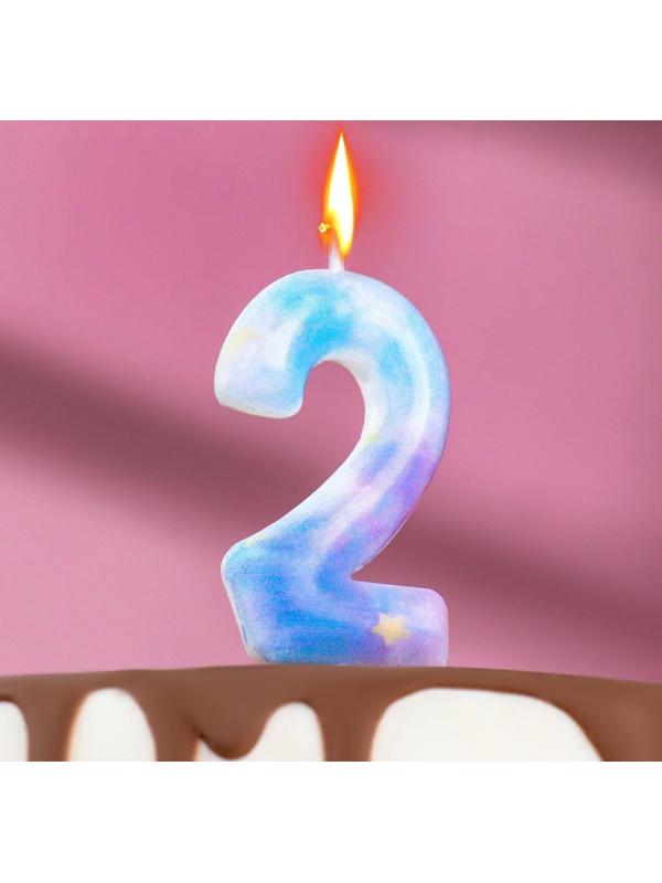 Свеча в торт на шпажке 