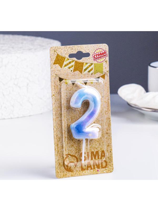 Свеча в торт на шпажке 