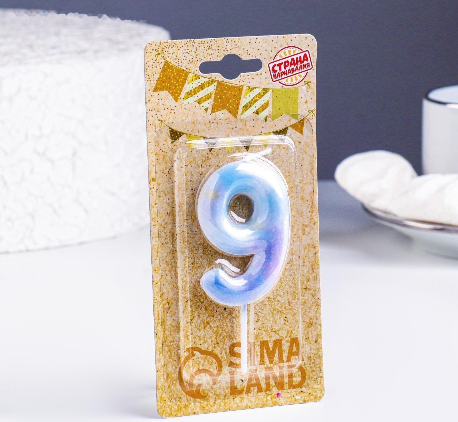 Свеча в торт на шпажке 